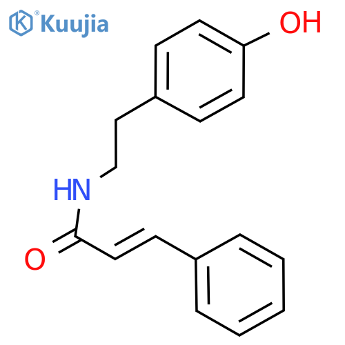 Cinnamoyltyramine structure
