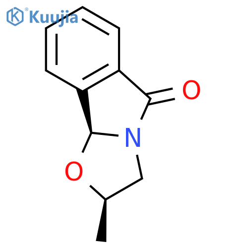 Oxazolo[2,3-a]isoindol-5(9bH)-one, 2,3-dihydro-2-methyl-, trans- structure