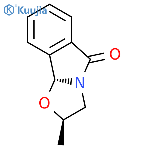 Oxazolo[2,3-a]isoindol-5(9bH)-one, 2,3-dihydro-2-methyl-, cis- structure