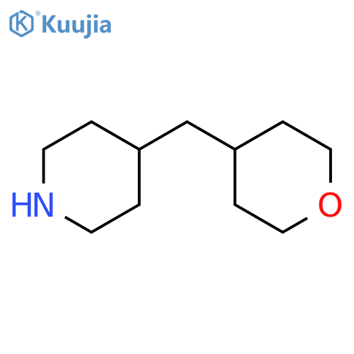 4-[(oxan-4-yl)methyl]piperidine structure