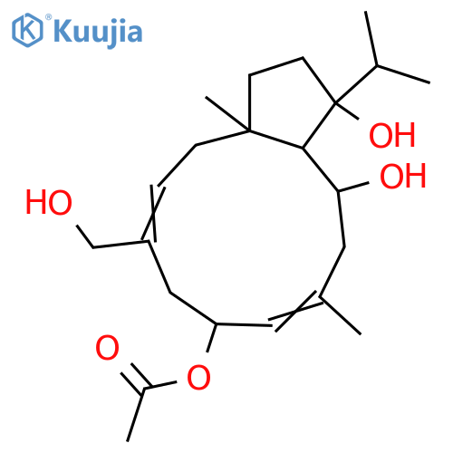 3,7-Dolabelladiene-6,10,12,16-tetrol; (3Z,6β,7E,10β,12β)-form, 6-Ac structure