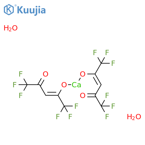calcium hexafluoroacetylacetonate dihydrate structure
