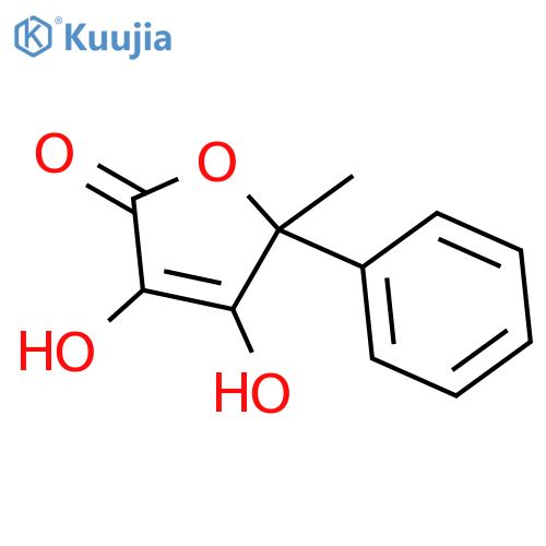 2(5H)-Furanone, 3,4-dihydroxy-5-methyl-5-phenyl- structure
