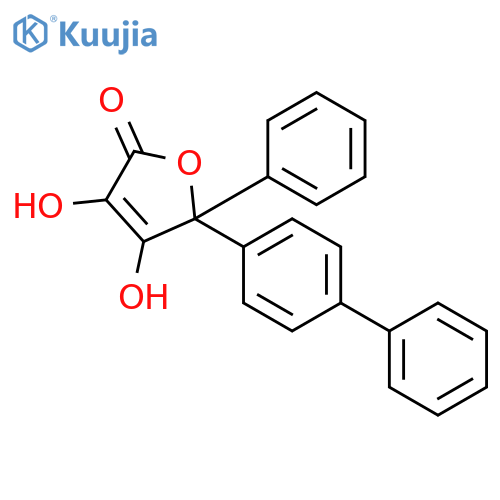 2(5H)-Furanone, 5-[1,1'-biphenyl]-4-yl-3,4-dihydroxy-5-phenyl- structure