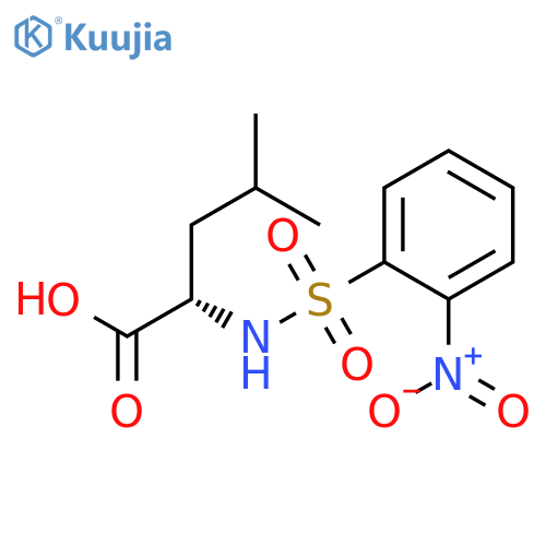 L-Leucine, N-[(2-nitrophenyl)sulfonyl]- structure