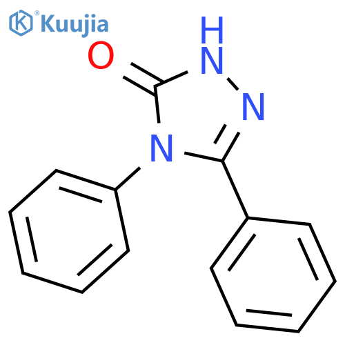 3H-1,2,4-Triazol-3-one, 2,4-dihydro-4,5-diphenyl- structure