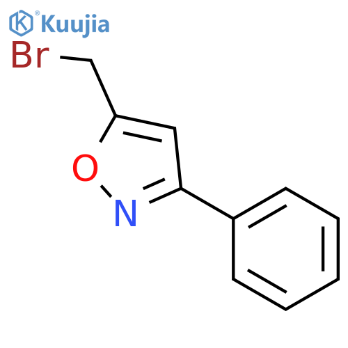 5-(Bromomethyl)-3-phenylisoxazole structure
