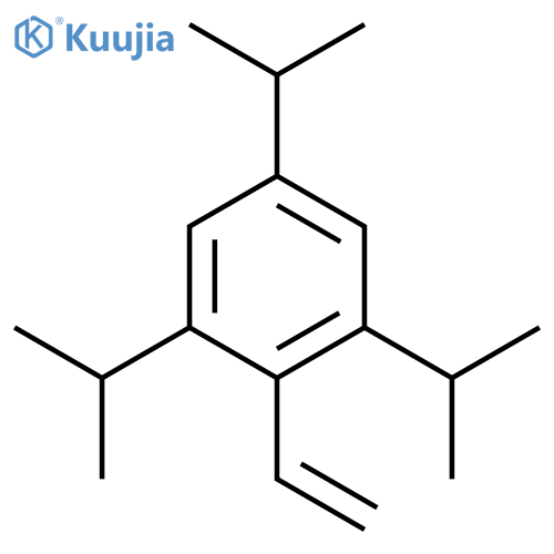 Benzene, 2-ethenyl-1,3,5-tris(1-methylethyl)- structure