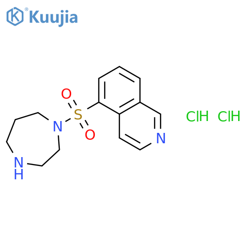 1-(5-Isoquinolinesulfonyl)-1H-hexahydro-1,4-diazepine, Dihydrochloride structure