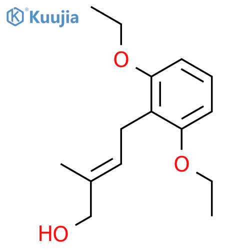 2-BUTEN-1-OL, 4-(2,6-DIETHOXYPHENYL)-2-METHYL-, (2E)- structure