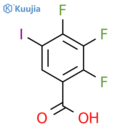 Benzoic acid,2,3,4-trifluoro-5-iodo- structure