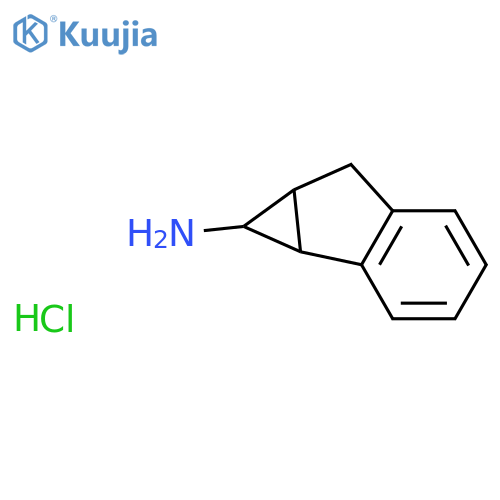 1H,1aH,6H,6aH-cyclopropaainden-1-amine hydrochloride structure