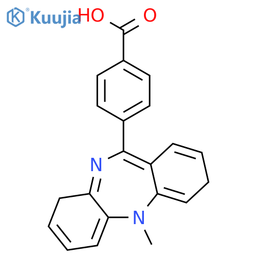 Benzoic acid, 4-(5-methyl-5H-dibenzo[b,e][1,4]diazepin-11-yl)- structure