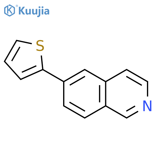 Isoquinoline, 6-(2-thienyl)- structure