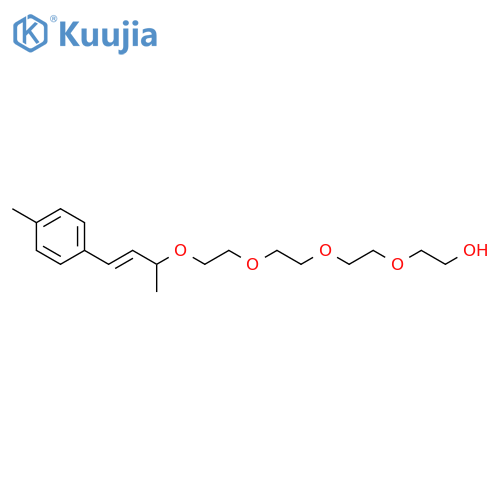 3,6,9,12-Tetraoxapentadec-14-en-1-ol, 13-methyl-15-(4-methylphenyl)- structure