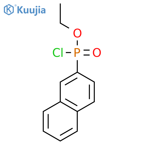 Phosphonochloridic acid, 2-naphthalenyl-, ethyl ester structure