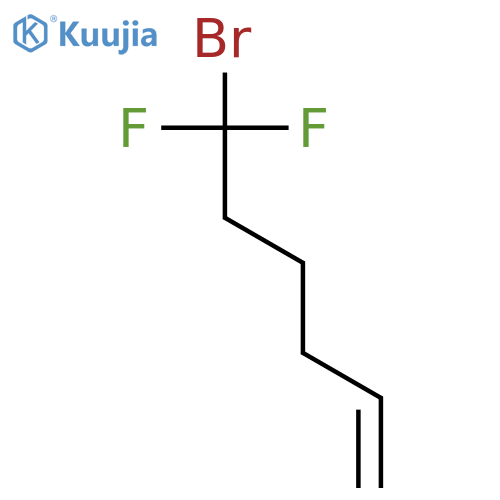 1-Hexene, 6-bromo-6,6-difluoro- structure
