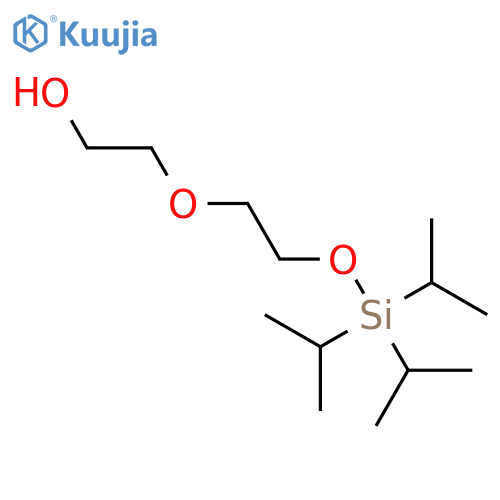 Ethanol, 2-[2-[[tris(1-methylethyl)silyl]oxy]ethoxy]- structure
