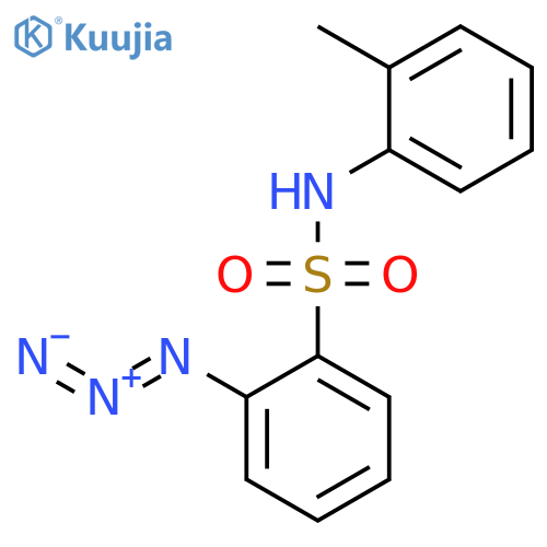 Benzenesulfonamide, 2-azido-N-(2-methylphenyl)- structure