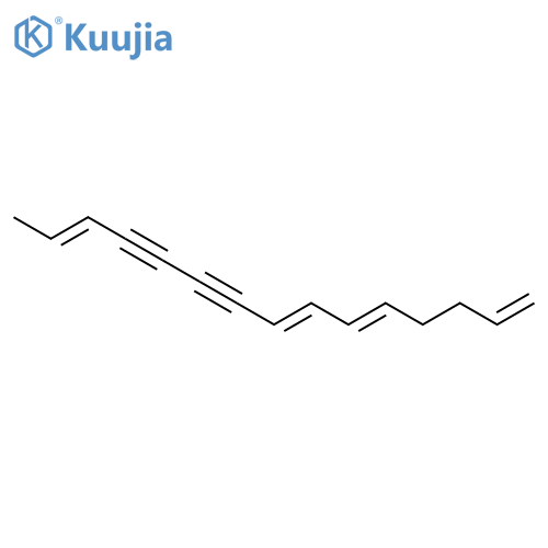 pentadeca-1,5,7,13-tetraene-9,11-diyne structure