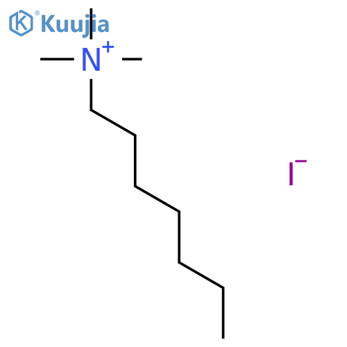 N,N,N-trimethylheptan-1-aminium iodide structure