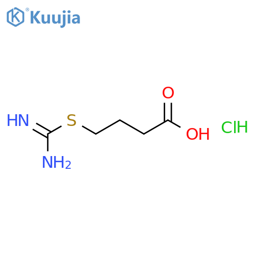 4-(amidinothio)butyric acid, hydrochloride structure