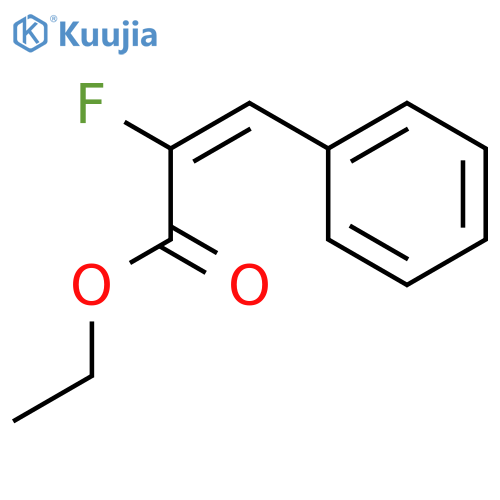 2-Propenoic acid, 2-fluoro-3-phenyl-, ethyl ester, (2E)- structure