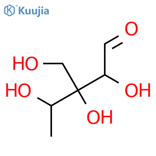 L-Lyxose,5-deoxy-3-C-(hydroxymethyl)- (9CI) structure