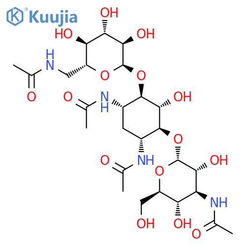 Tetra-N-acetyl Kanamycin A structure