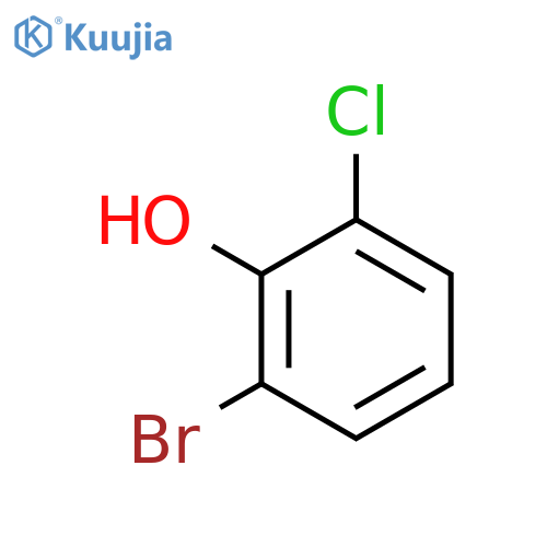 2-Bromo-6-chlorophenol structure