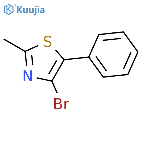 Thiazole, 4-bromo-2-methyl-5-phenyl- structure