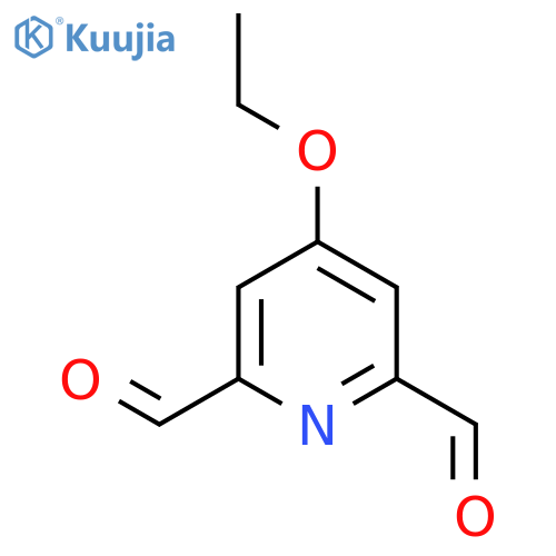 4-Ethoxypyridine-2,6-dicarbaldehyde structure
