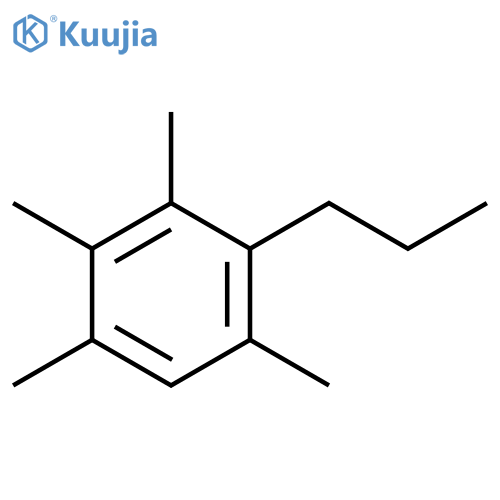 Benzene, 1,2,3,5-tetramethyl-4-propyl- structure