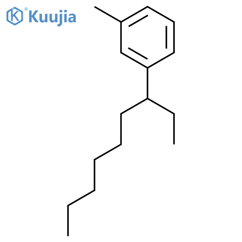 Benzene, 1-(1-ethylheptyl)-3-methyl- structure