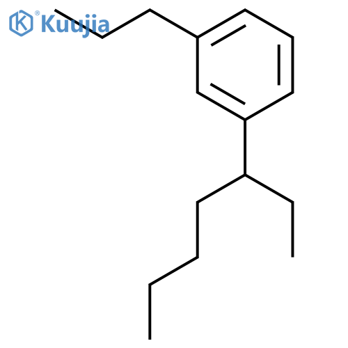 Benzene, 1-(1-ethylpentyl)-3-propyl- structure