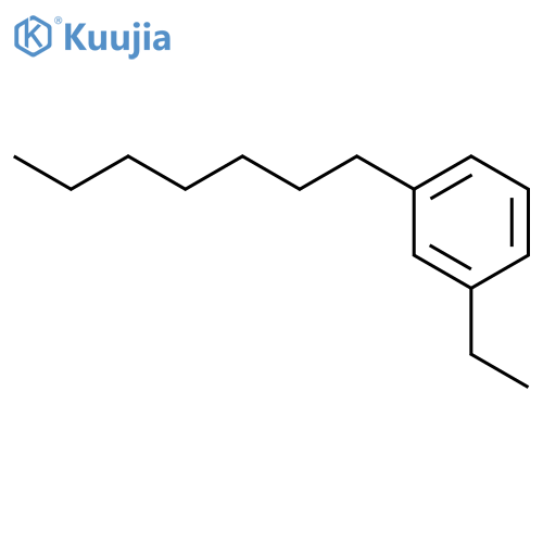 Benzene, 1-ethyl-3-heptyl- structure