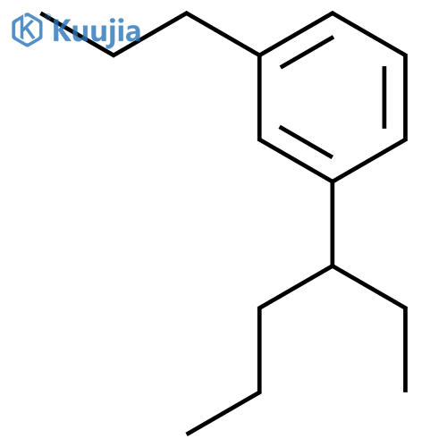 Benzene, 1-(1-ethylbutyl)-3-propyl- structure