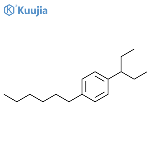 BENZENE, 1-(1-ETHYLPROPYL)-4-HEXYL- structure