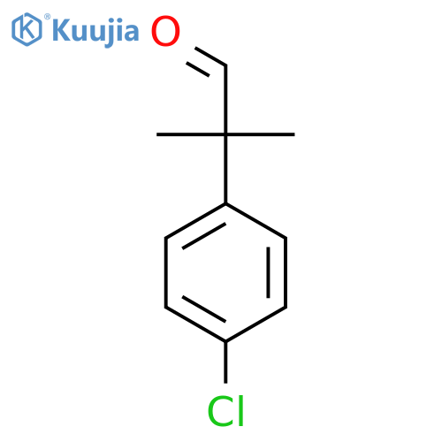 2-(4-Chlorophenyl)-2-methylpropanal structure
