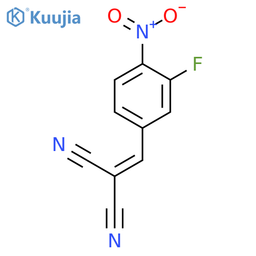 Propanedinitrile, [(3-fluoro-4-nitrophenyl)methylene]- structure