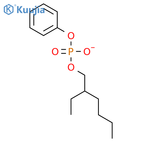 Phosphoric acid, mono(2-ethylhexyl) monophenyl ester structure