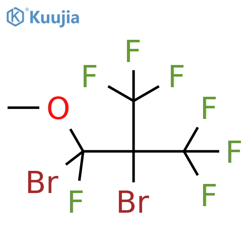 1,2-dibromo-1,3,3,3-tetrafluoro-1-methoxy-2-(trifluoromethyl)propane structure