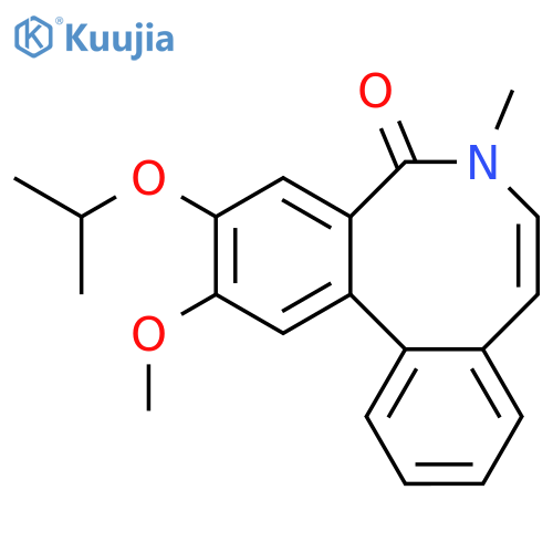 Dibenz[c,e]azocin-5(6H)-one, 2-methoxy-6-methyl-3-(1-methylethoxy)- structure