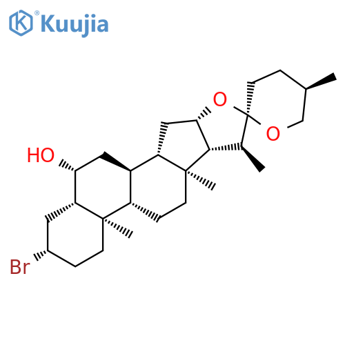 Spirostan-6-ol, 3-bromo-, (3b,5a,6b,25R)- structure