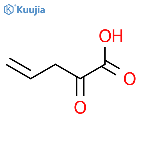 2-Keto-4-pentenoic acid structure