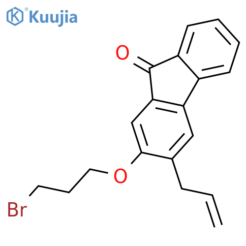 9H-Fluoren-9-one, 2-(3-bromopropoxy)-3-(2-propenyl)- structure
