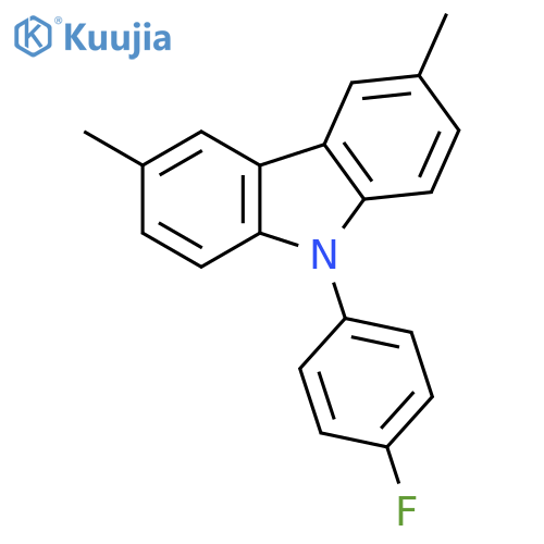 9H-Carbazole, 9-(4-fluorophenyl)-3,6-dimethyl- structure