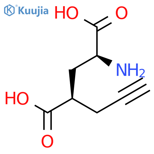 L-Glutamic acid, 4-(2-propynyl)-, (4R)- structure