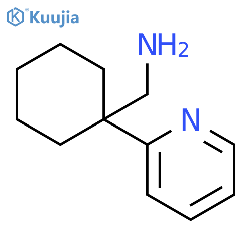 1-(pyridin-2-yl)cyclohexylmethanamine structure