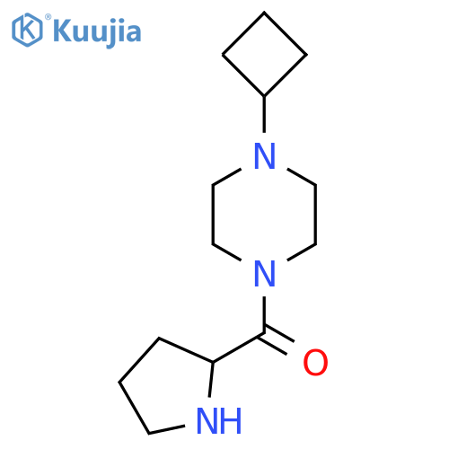 1-Cyclobutyl-4-prolylpiperazine structure